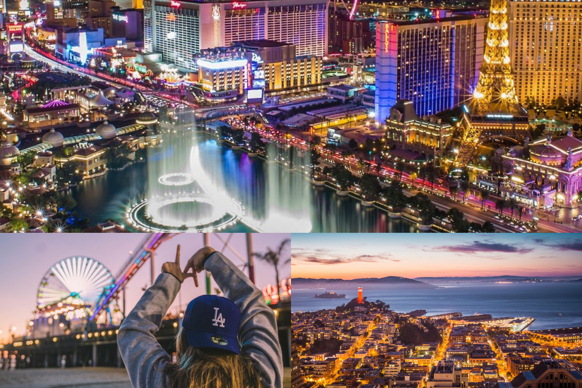 San Francisco & Las Vegas & Los Angeles